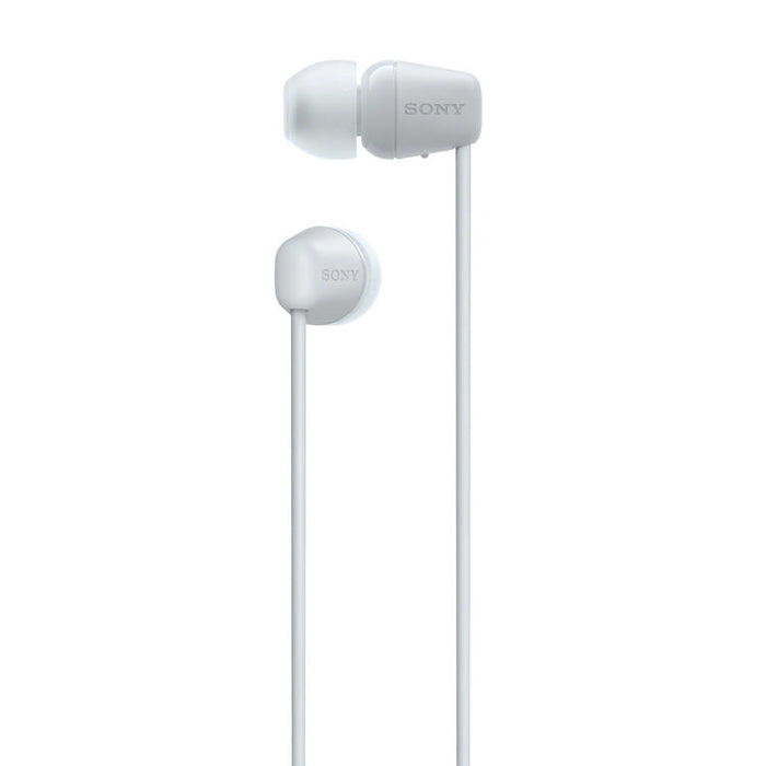 Sony WI-C100 | In-ear headphones - Wireless - Bluetooth - Around the neck - Microphone - IPX4 - White-SONXPLUS Rimouski