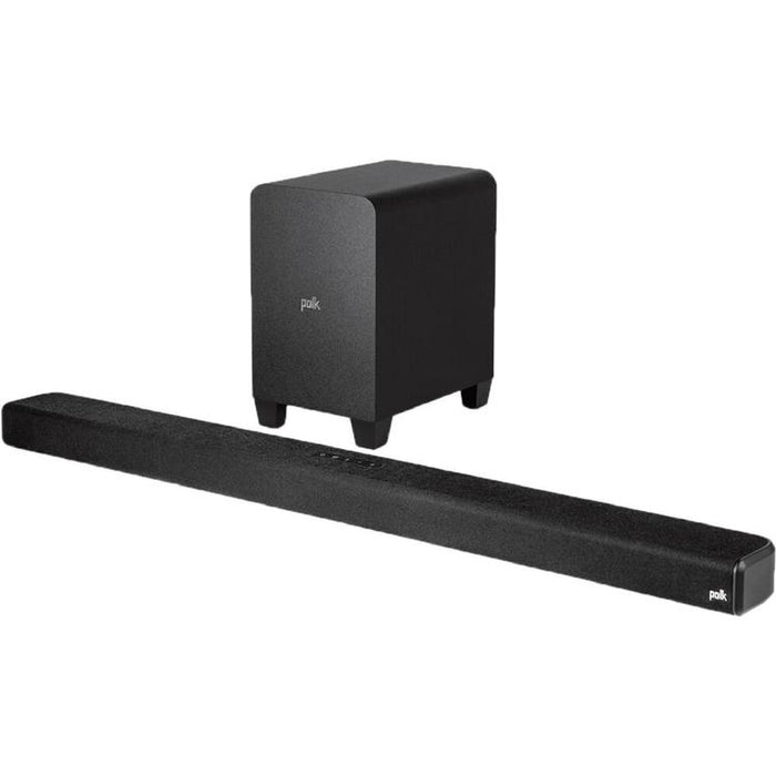 Polk Signa S4 | 3.1.2 Soundbar Dolby Atmos Certified - With Wireless Subwoofer - Bluetooth - Home Theater Experience - Voice Adjust - Black-SONXPLUS Rimouski