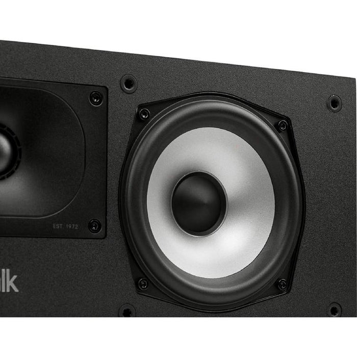 Polk Monitor XT30 | Center speaker - Hi-Res Audio Certified - Black-SONXPLUS Rimouski