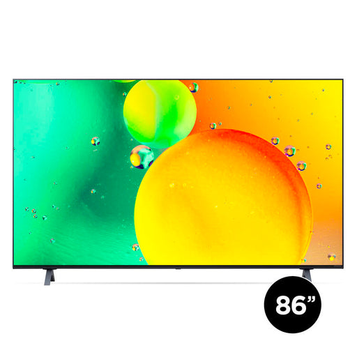 LG 86NANO75UQA | Téléviseur intelligent 86" NanoCell 4K - DEL - Série Nano75 - HDR - Processeur IA a7 Gen5 4K - Noir-SONXPLUS Rimouski