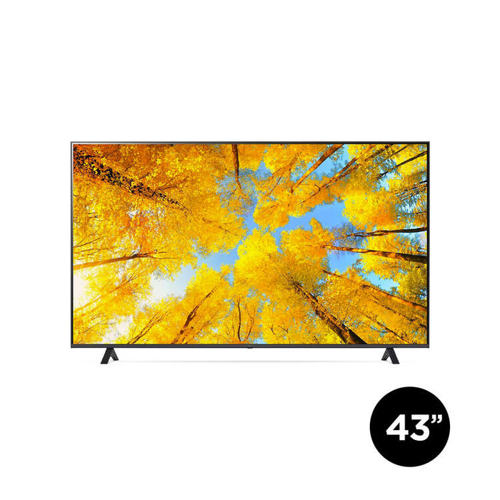 LG 43UQ7590PUB | Téléviseur intelligent 43" - UHD 4K - DEL - Série UQ7590 - HDR - Processeur IA a5 Gen5 4K - Noir-SONXPLUS Rimouski