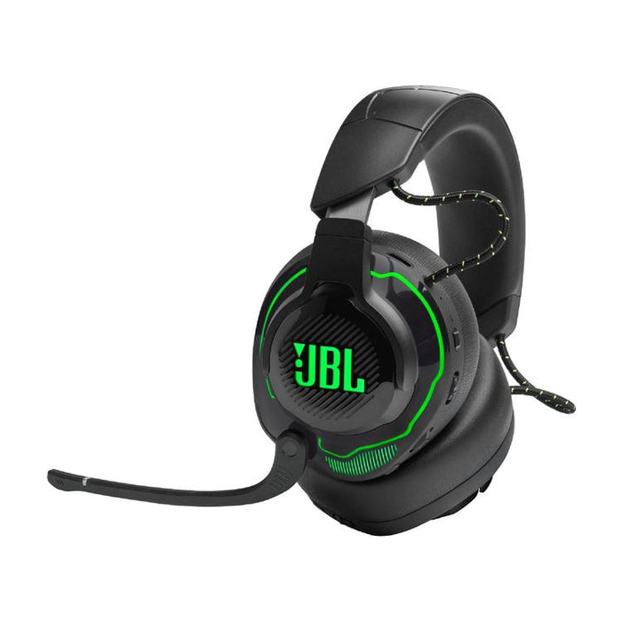 JBL Quantum 910X | Pro circumaural gaming headset - Wireless - For X-box Console - RGB lighting - Noise reduction - Black/Green-SONXPLUS Rimouski