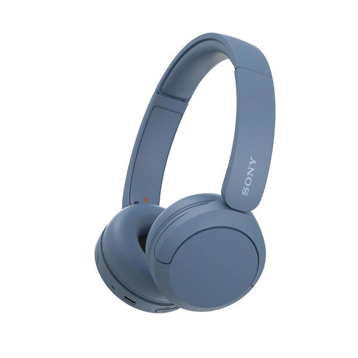 Sony WH-CH520 | Écouteurs supra-auriculaires - Sans fil - Bluetooth - Jusqu'à 50 heures d'autonomie - Bleu-SONXPLUS Rimouski