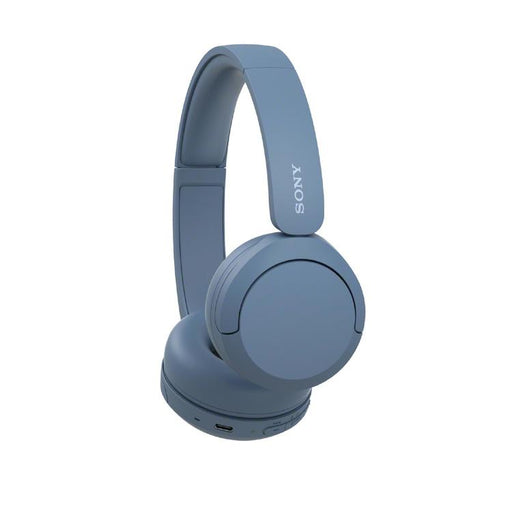 Sony WH-CH520 | Écouteurs supra-auriculaires - Sans fil - Bluetooth - Jusqu'à 50 heures d'autonomie - Bleu-SONXPLUS Rimouski