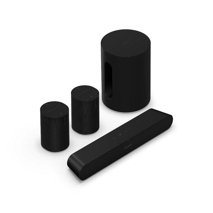 Sonos | Immersive Set with Ray - Sub Mini - 2 x Era 100 - Black-SONXPLUS Rimouski