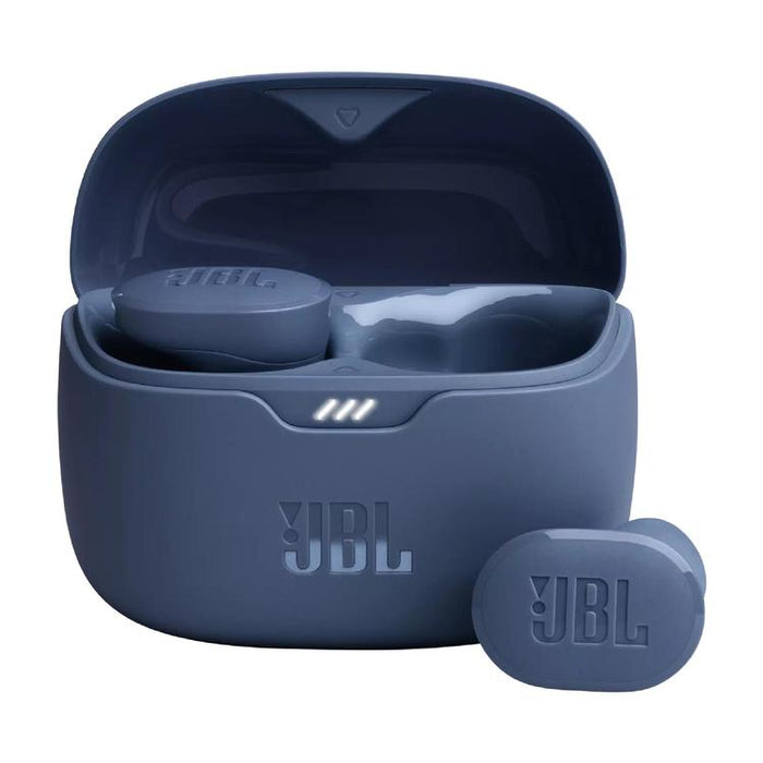 JBL Tune Buds | Écouteurs intra-auriculaires - 100% Sans fil - Bluetooth - Réduction de bruit - 4 microphones - Bleu-SONXPLUS Rimouski