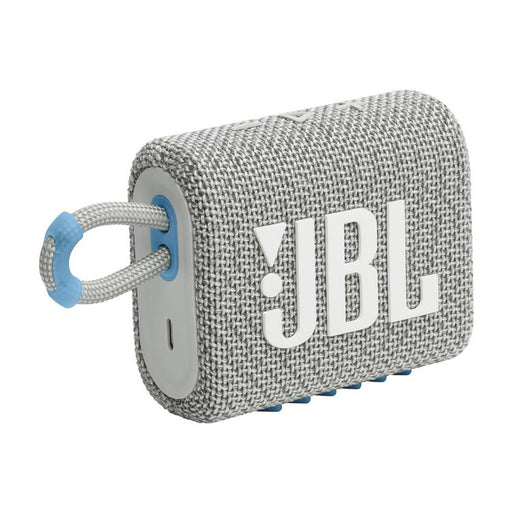 JBL Go 3 Eco | Mini Haut-parleur - Ultra-portable - Bluetooth - IP67 - Blanc-SONXPLUS Rimouski