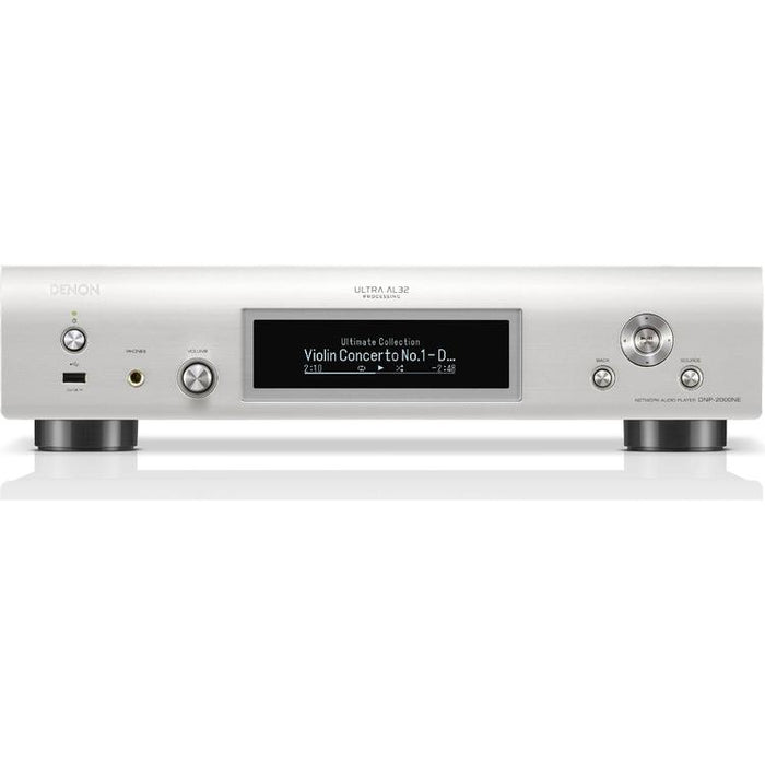 Denon DNP-2000NE | High resolution network player - HEOS integrated - Wi-fi - Silver-SONXPLUS Rimouski