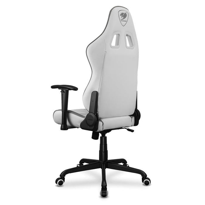 Cougar Armor Elite 300114 | Play chair - Ergonomic and adjustable - PVC Leather - White-SONXPLUS Rimouski