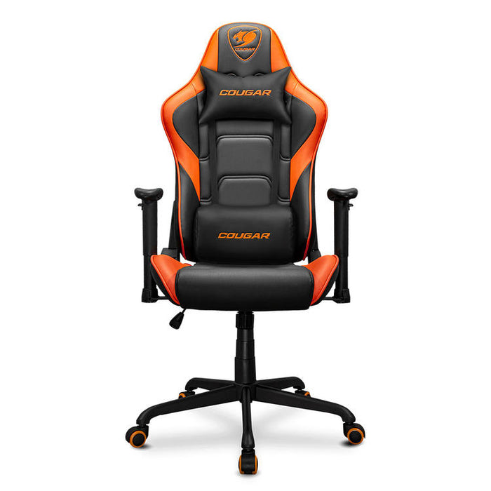 Cougar Armor Elite 300112 | Play chair - Ergonomic and adjustable - PVC Leather - Orange-SONXPLUS Rimouski