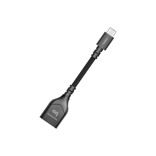 Audioquest DragonTail | USB Cable Male to Female - USB 0,112m - Black-SONXPLUS Rimouski