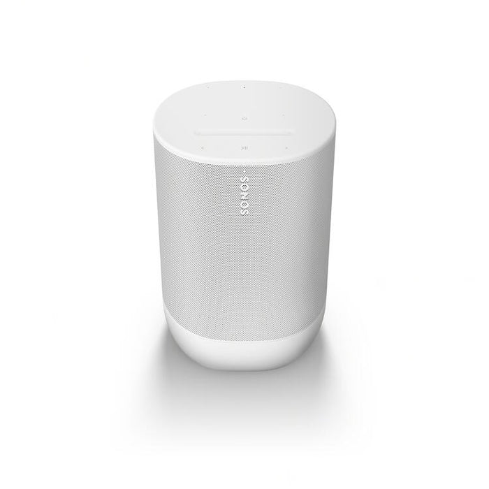 Sonos Move 2 | Haut-parleur sans fil - Stéréo - Commande Vocale - Jusqu'à 24 heures d'autonomies - Blanc-SONXPLUS Rimouski