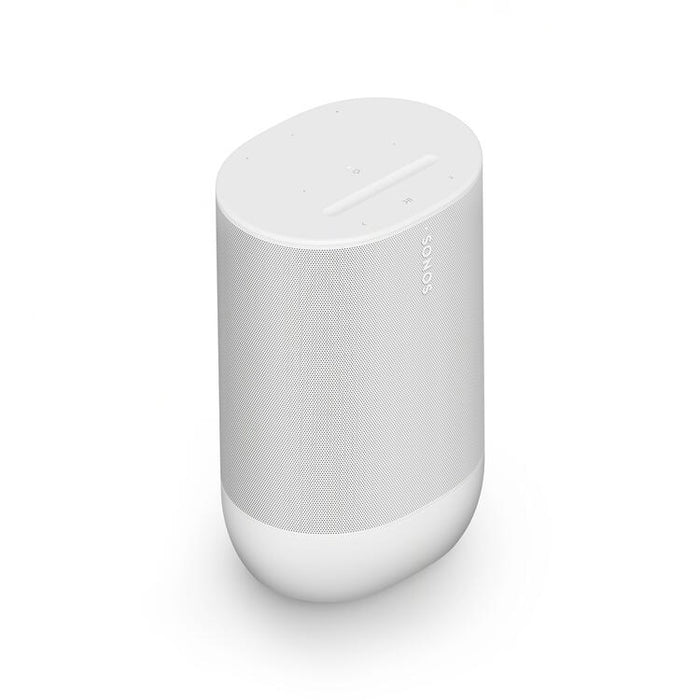 Sonos Move 2 | Haut-parleur sans fil - Stéréo - Commande Vocale - Jusqu'à 24 heures d'autonomies - Blanc-SONXPLUS Rimouski