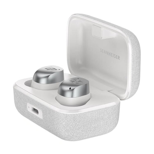 Sennheiser MOMENTUM True Wireless 4 | Écouteurs intra-auriculaires - Sans fil - Réduction adaptative du bruit - Blanc/Argent-SONXPLUS Rimouski