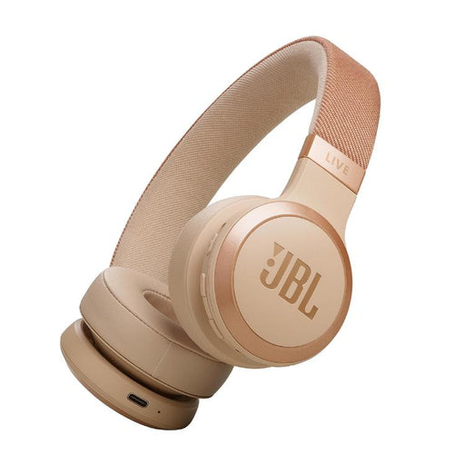 JBL Live 670NC | Écouteurs circum-auriculaires - Sans fil - Bluetooth - Sable-SONXPLUS Rimouski