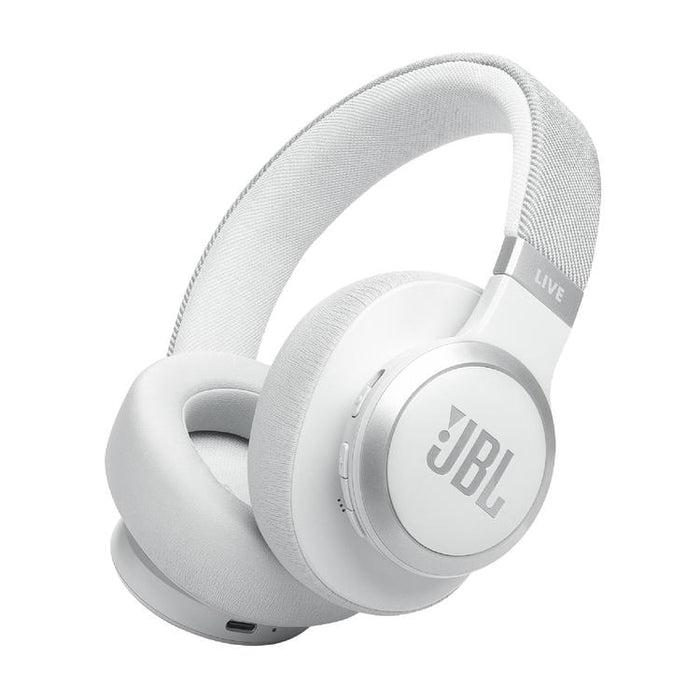 JBL Live 770NC | Écouteurs circum-auriculaires - Sans fil - Bluetooth - Blanc-Sonxplus Rimouski