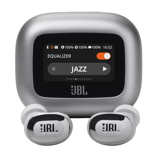 JBL Live Buds 3 | Écouteurs intra-auriculaires - Écran tactile LED 1,45" - Bluetooth - Argent-SONXPLUS Rimouski