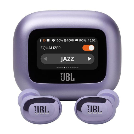 JBL Live Buds 3 | Écouteurs intra-auriculaires - Écran tactile LED 1,45" - Bluetooth - Mauve-SONXPLUS Rimouski