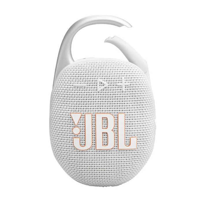 JBL Clip 5 | Portable carabiner speaker - Bluetooth - IP67 - White-SONXPLUS Rimouski