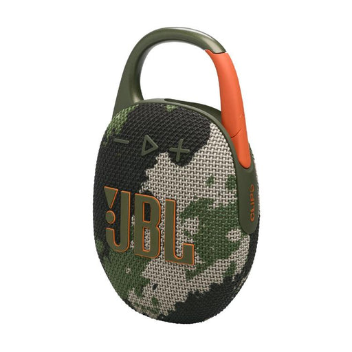 JBL Clip 5 | Haut-parleur à mousqueton portable - Bluetooth - IP67 - Camouflage-Sonxplus Rimouski