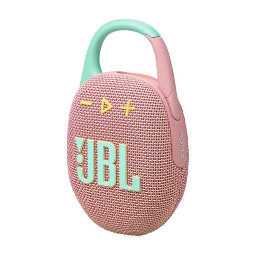 JBL Clip 5 | Haut-parleur à mousqueton portable - Bluetooth - IP67 - Rose-Sonxplus Rimouski