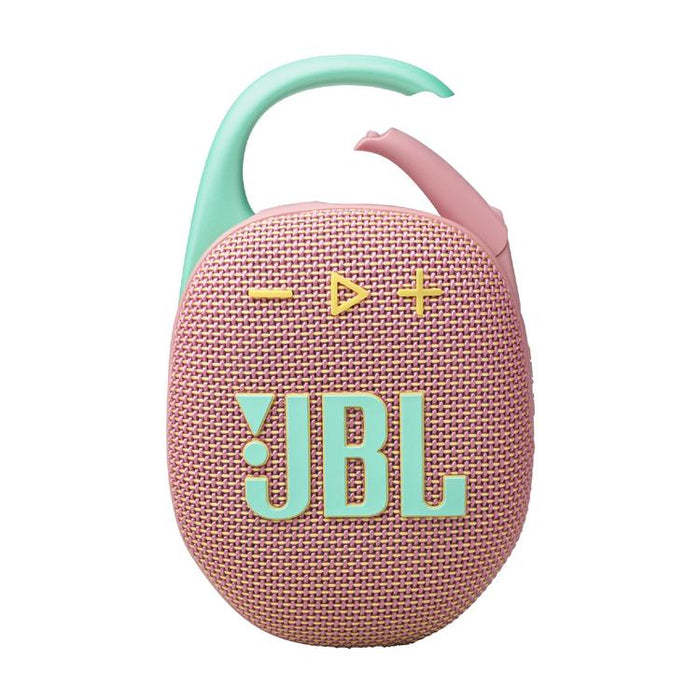 JBL Clip 5 | Haut-parleur à mousqueton portable - Bluetooth - IP67 - Rose-SONXPLUS Rimouski