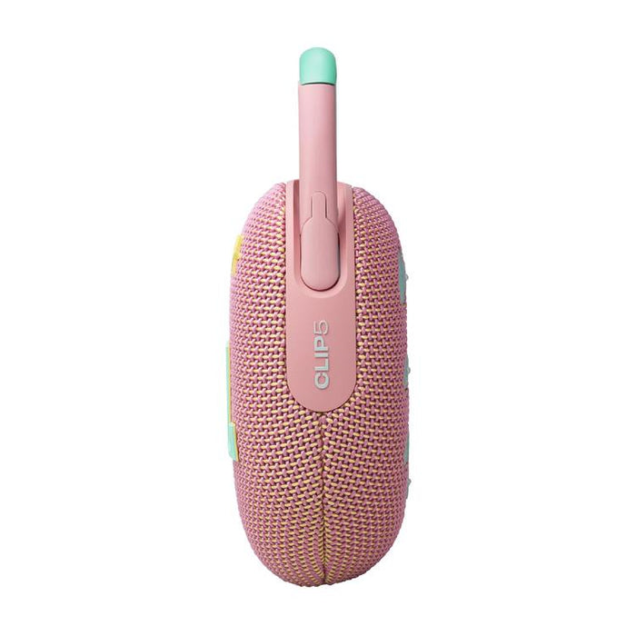 JBL Clip 5 | Haut-parleur à mousqueton portable - Bluetooth - IP67 - Rose-SONXPLUS Rimouski