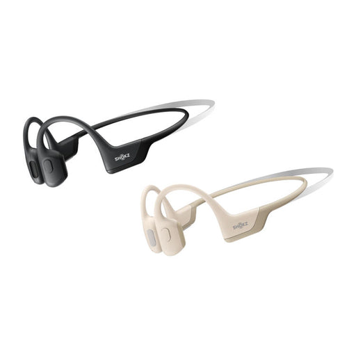 SHOKZ OpenRun Pro Mini | Écouteurs à conduction osseuse - Sport - Bluetooth - 10 Heures d'autonomie - Beige-SONXPLUS Rimouski