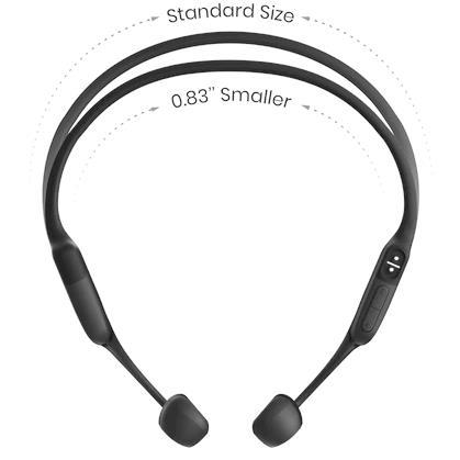 SHOKZ OpenRun Pro Mini | Écouteurs à conduction osseuse - Sport - Bluetooth - 10 Heures d'autonomie - Noir-SONXPLUS Rimouski