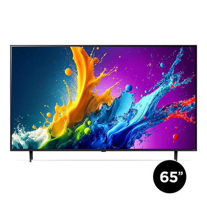 LG 65QNED80TUC | 65" QNED 4K Television - UHD 4K - QNED80 Series - 60Hz - Processor IA a5 4K Gen7 - Black-SONXPLUS Rimouski