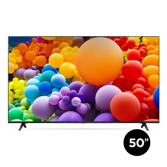 LG 50UT7570PUB | Téléviseur 50" - 4K Ultra HD - DEL - Série UT7570 - HDR - Smart WebOS - 60 Hz natif - Processeur IA a5 Gen7 4K - Noir-SONXPLUS Rimouski