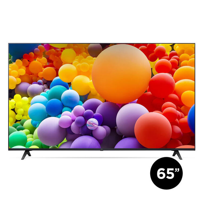 LG 65UT7570PUB | Téléviseur 65" - 4K Ultra HD - DEL - Série UT7570 - HDR - Smart WebOS - 60 Hz natif - Processeur IA a5 Gen7 4K - Noir-SONXPLUS Rimouski