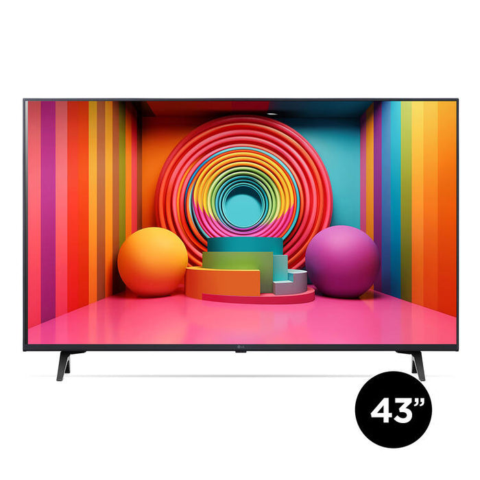 LG 43UT7590PUA | Téléviseur 43" - 4K Ultra HD - DEL - Série UT7590 - HDR - Smart WebOS - 60 Hz natif - Processeur IA a5 Gen7 4K - Noir-SONXPLUS Rimouski