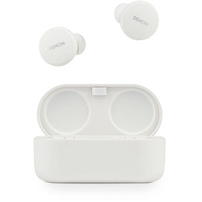 Denon PERL | Wireless Headphones - Bluetooth - Masimo Adaptive Acoustic Technology - White-SONXPLUS Rimouski