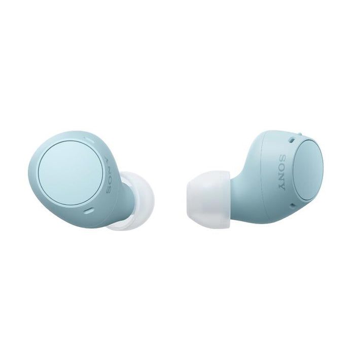 Sony WF-C510 | Écouteurs intra-auriculaires - 100% Sans fil - Bluetooth - Microphone - Jusqu'à 22 heures d'autonomie - IPX4 - Bleu Pâle-SONXPLUS Rimouski