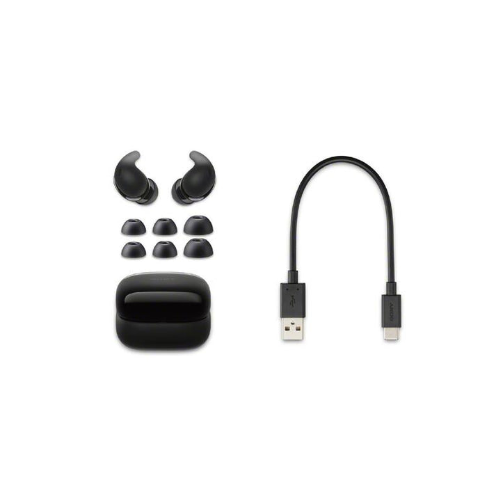 Sony LinkBuds Fit | In-Ear Headphones - 100% Wireless - Bluetooth - Microphone - Active Noise Cancellation - Black-SONXPLUS Rimouski