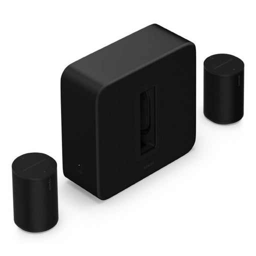 Sonos | Ensemble complémentaire haut de gamme pour cinéma maison - Sub 4 + 2 Era 100 - Noir-SONXPLUS Rimouski