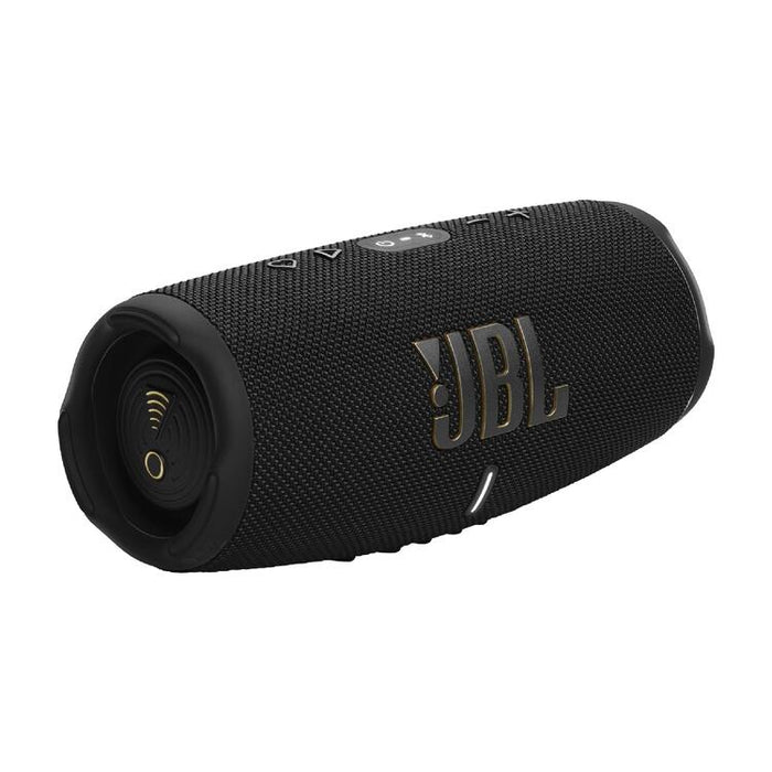 JBL Charge 5 Wi-Fi | Haut-Parleur Portatif Bluetooth - Étanche - Avec Powerbank - 20 Heures d'autonomie - Noir-SONXPLUS Rimouski