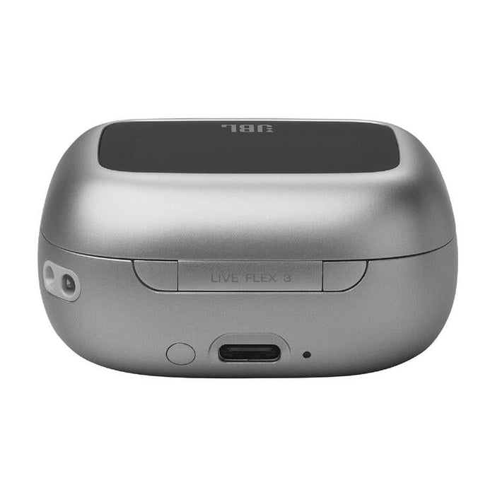 JBL Live Flex 3 | Écouteurs intra-auriculaire - Sans fil - Réduction de bruit - Écran tactile 1,45" - Argent-SONXPLUS Rimouski