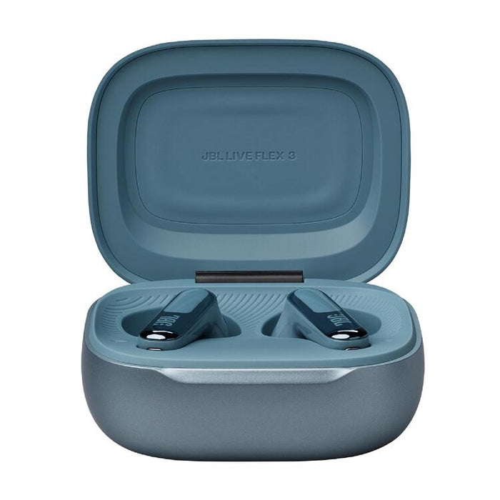 JBL Live Flex 3 | Écouteurs intra-auriculaire - Sans fil - Réduction de bruit - Écran tactile 1,45" - Bleu-SONXPLUS Rimouski