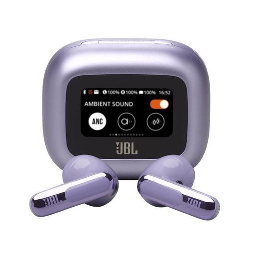 JBL Live Flex 3 | Écouteurs intra-auriculaire - Sans fil - Réduction de bruit - Écran tactile 1,45" - Mauve-SONXPLUS Rimouski