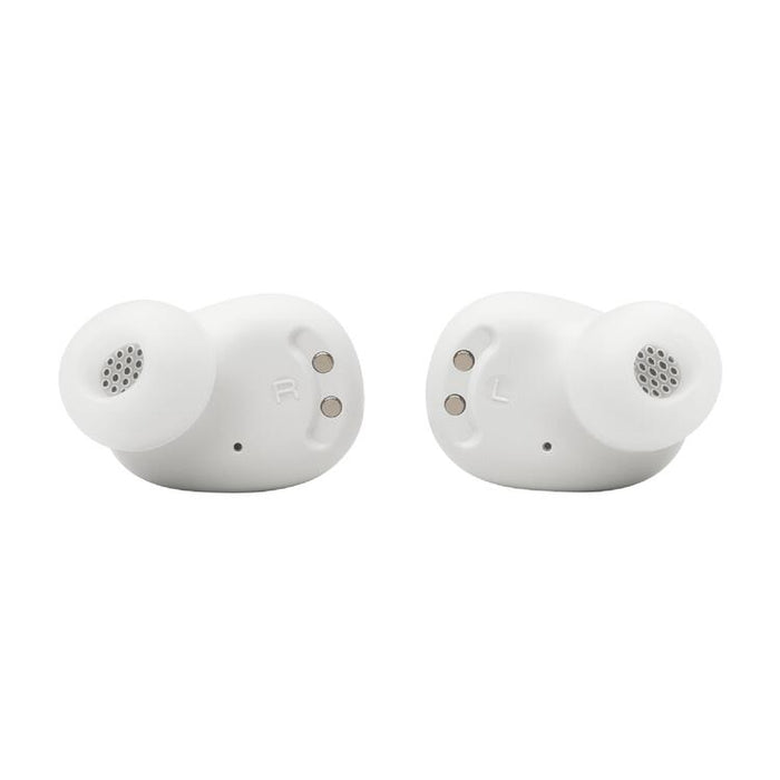 JBL Vibe Buds 2 | Écouteurs intra-auriculaires - Sans fil - Bluetooth - Technologie Smart Ambient - Blanc-SONXPLUS Rimouski