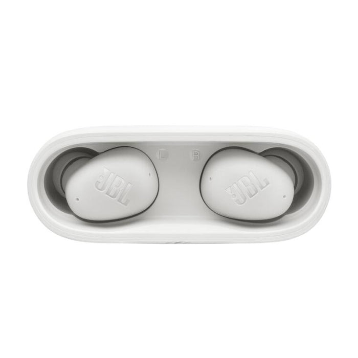 JBL Vibe Buds 2 | Écouteurs intra-auriculaires - Sans fil - Bluetooth - Technologie Smart Ambient - Blanc-SONXPLUS Rimouski