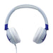 JBL JR320 | Écouteurs filaires circum-auriculaires pour enfant - JBL Safe Sound - Microphone - Bleu-SONXPLUS Rimouski