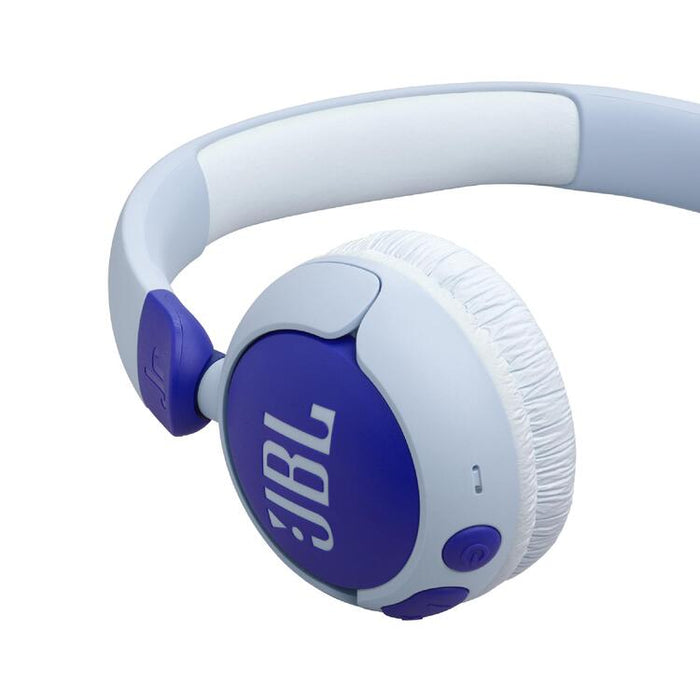 JBL JR 320BT | Écouteurs sans fil circum-auriculaires pour enfant - Bluetooth - JBL Safe Sound - Microphone - Bleu-SONXPLUS Rimouski