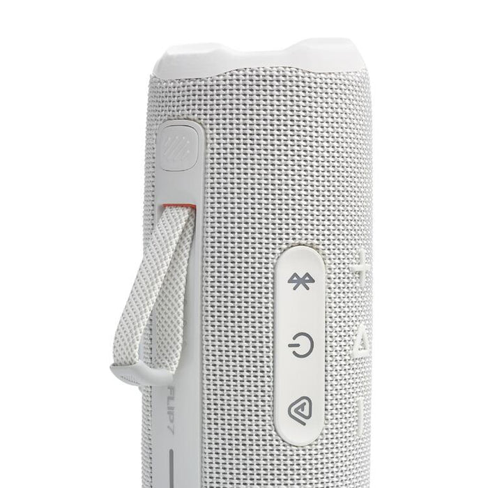 JBL Flip 7 | Haut-parleur portable - Bluetooth - Étanche - Jusqu'à 14 heures d'autonomie - Blanc-SONXPLUS Rimouski