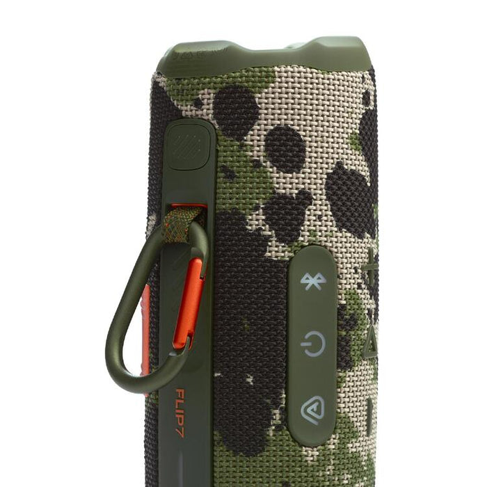 JBL Flip 7 | Haut-parleur portable - Bluetooth - Étanche - Jusqu'à 14 heures d'autonomie - Camouflage-SONXPLUS Rimouski