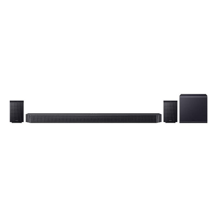 Samsung HW-Q990F | Barre de son - 11.1.4 canaux - Dolby ATMOS - Caisson de graves + Haut-parleurs arrière sans fil - 756W - Q-Symphony - Noir-Sonxplus Rimouski.com