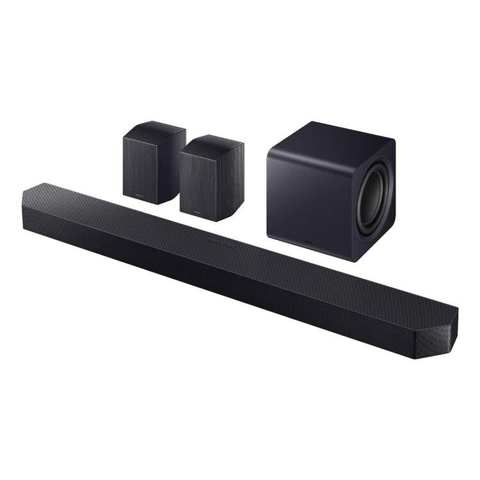 Samsung HW-Q990F | Barre de son - 11.1.4 canaux - Dolby ATMOS - Caisson de graves + Haut-parleurs arrière sans fil - 756W - Q-Symphony - Noir-Sonxplus Rimouski.com