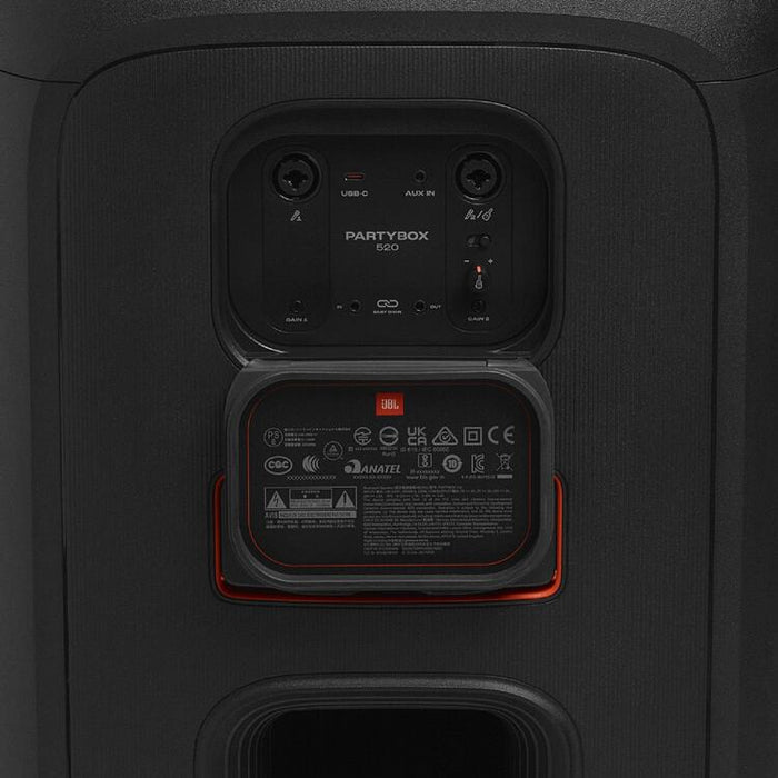 JBL Partybox 520 | Haut-parleur portable - Sans fil - Bluetooth - Effets lumineux - 400W RMS - Noir-SONXPLUS Rimouski